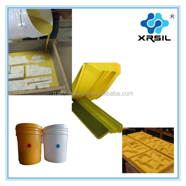 
Concrete stone tiles yellow clear polyurethane rubber 