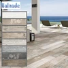 Interior 150x900mm porcelain wooden rustic floor tiles anti-slip white brown gray wood look ceramic tile