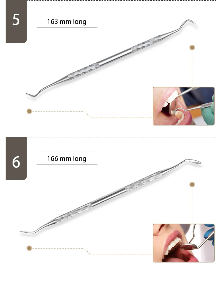 Stainless Steel Dental Kits Dental Instruments Surgical Cleaning Teeth