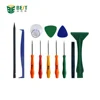 BEST-288 12pcs Hand Tools Set Screen Opening Pry Crowbar Mini Screwdriver pen Set telephone repair tools for iphone 4g
