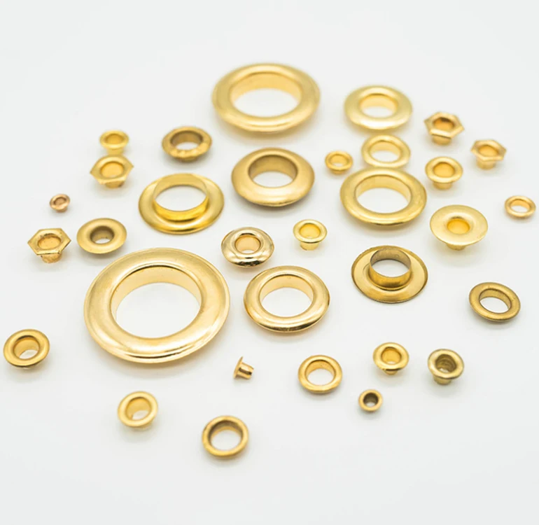  Plating metal eyelet for clothing shoes   curtain Small Tourniquet eyelets 17mm x 11mm