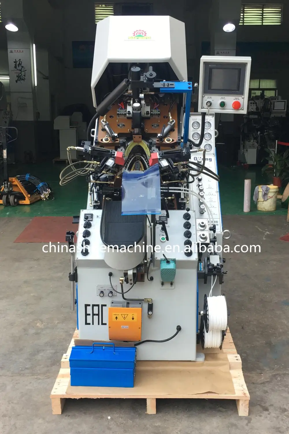
QF-738DA(MA) Automatic toe lasting machine of shoe making machine 