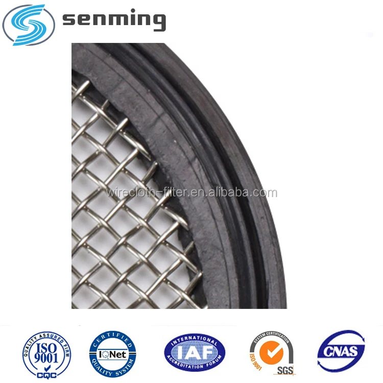 2 150 Mesh PTFE Sanitary Tri-clamp Screen Gasket Pharmaceutical Grade Filter Mesh.
