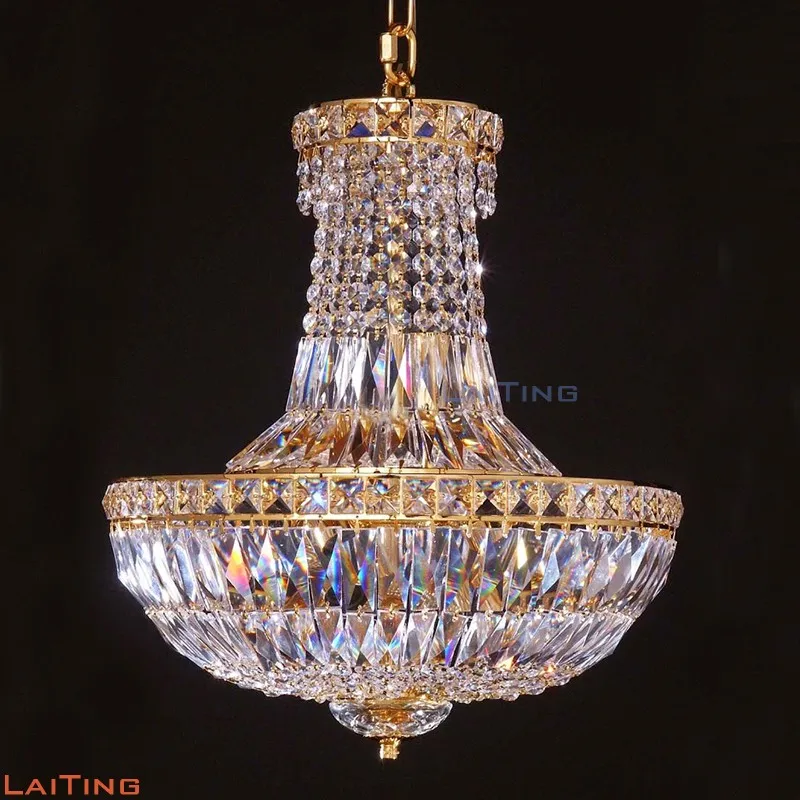 

Classic 18K Gold Malaysia Chandelier Power LED Pendant Lamp 71033