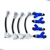 4x New RDX 410cc Fuel Injectors w/Plug & Play Adapters for Honda