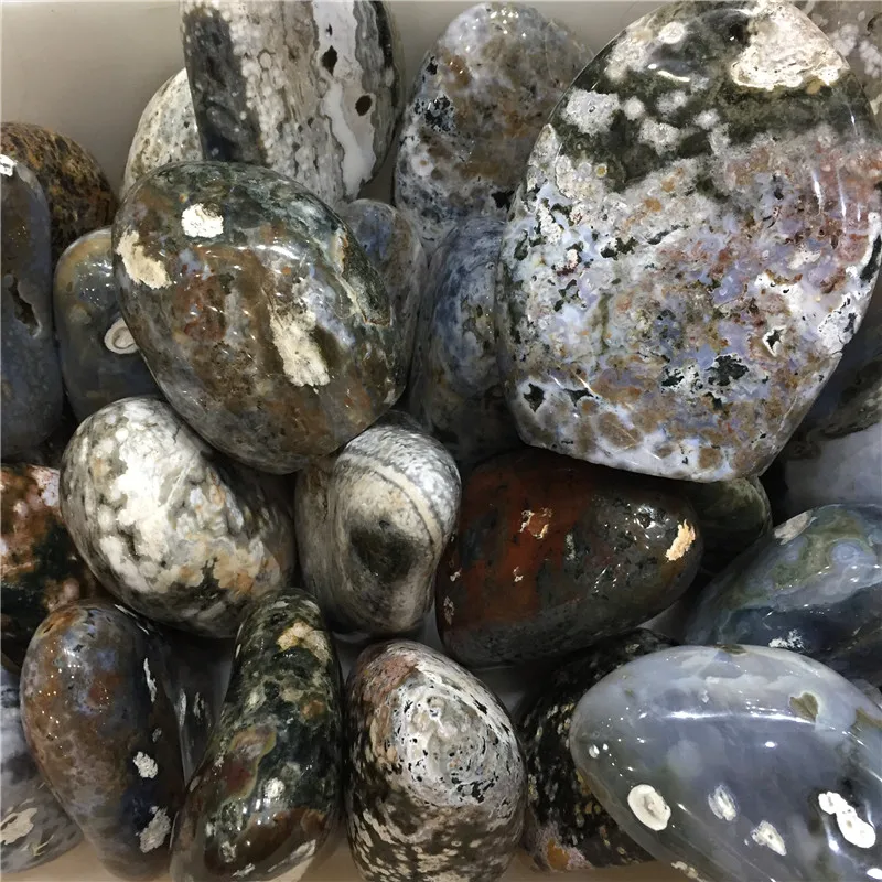 Natural Polished Ocean Jade/ Jasper Stone For Sale Semi-precious Raw ...