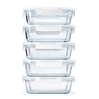 

Brand new bpa free bento lunch box set food container glass storage with high quality