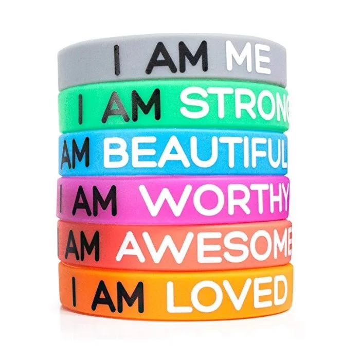 

2022 Amazon Trending Wristband / Kids Size 6 Pieces Set Rubber Band Bracelets / 6 Different Colors Silicone Bracelet