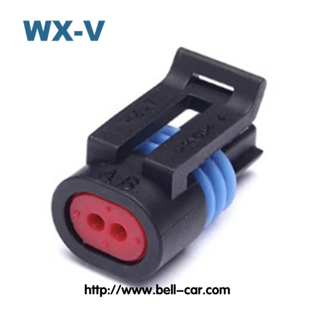 Pa66 Delphi Gm 2 Pin Female Sensor Wiring Harness Connector 12162195