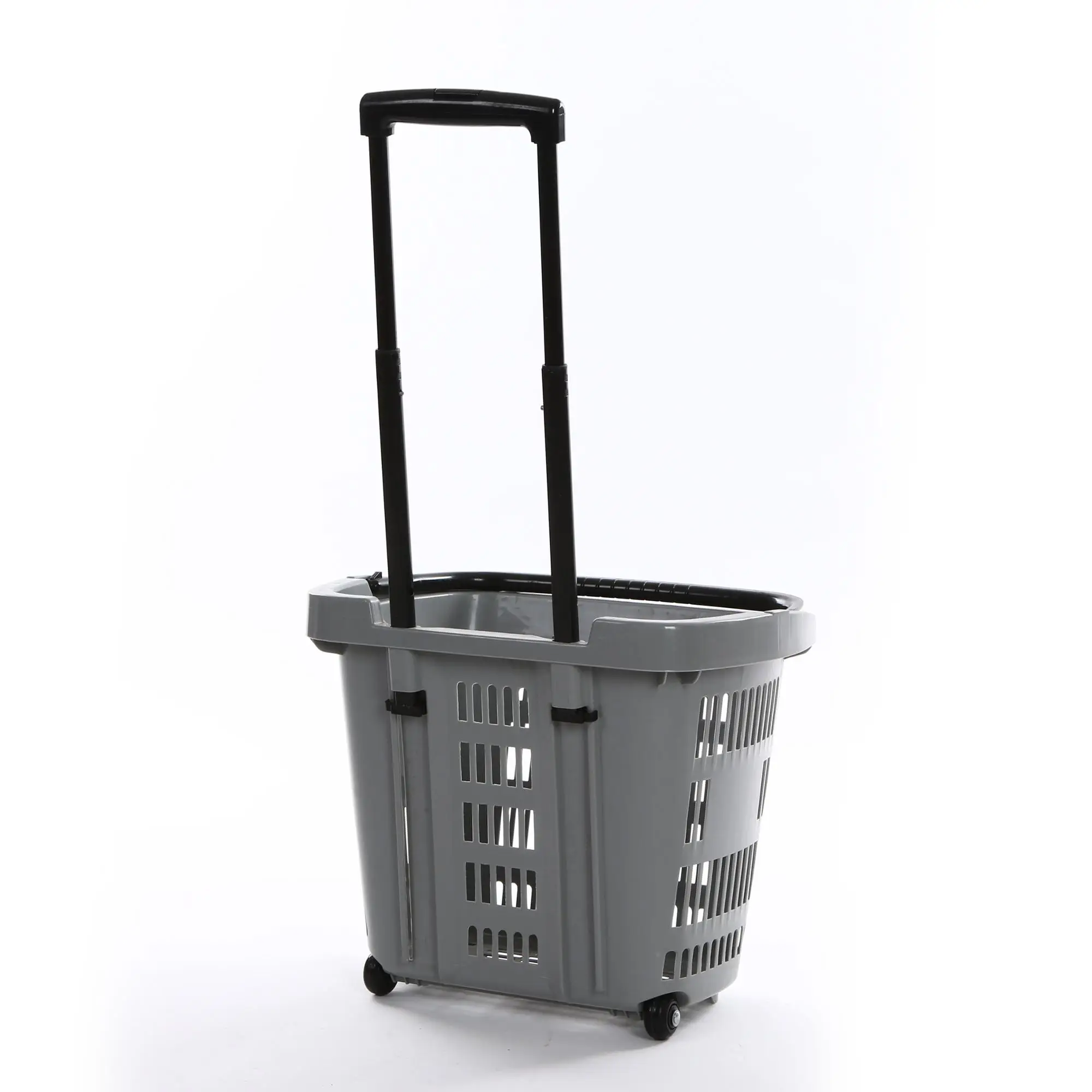Rolling Shopping Basket With Telescopic Handle Buy Rolling Basket,Plastic Basket With Wheels