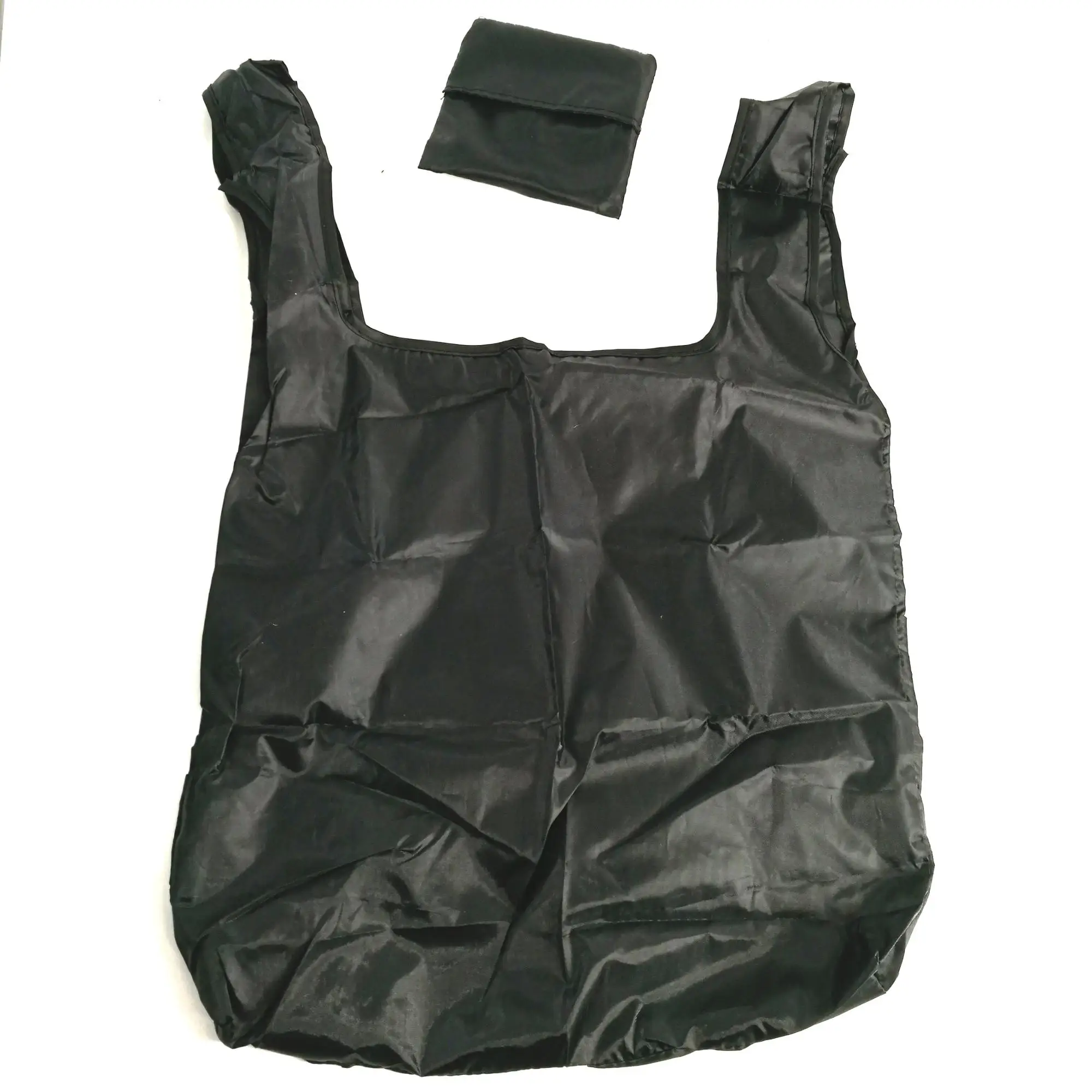 Recycled Foldable Nylon Polyester Tote Bag With Logos Polyester