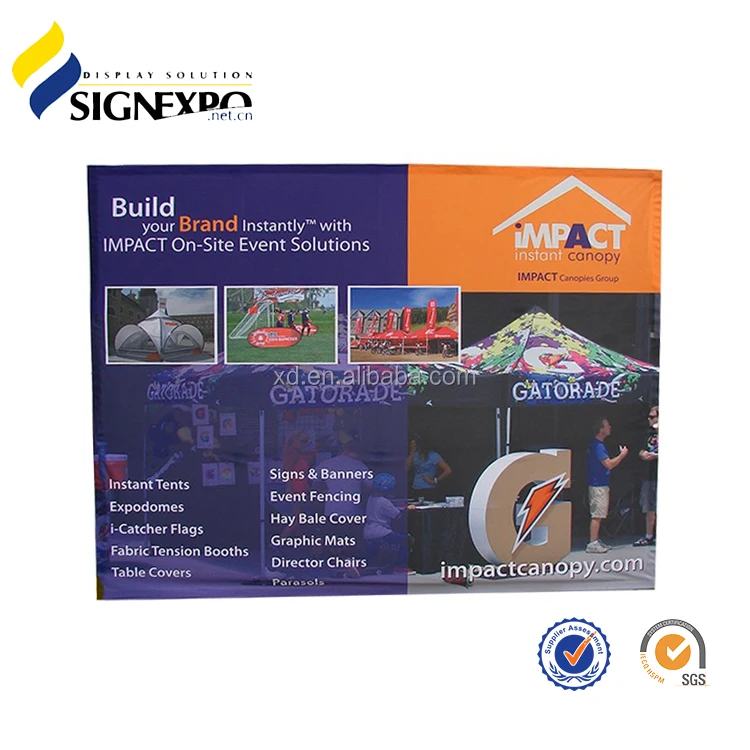 
3x4 Curved Magnetic Pop Up Display Backdrop 