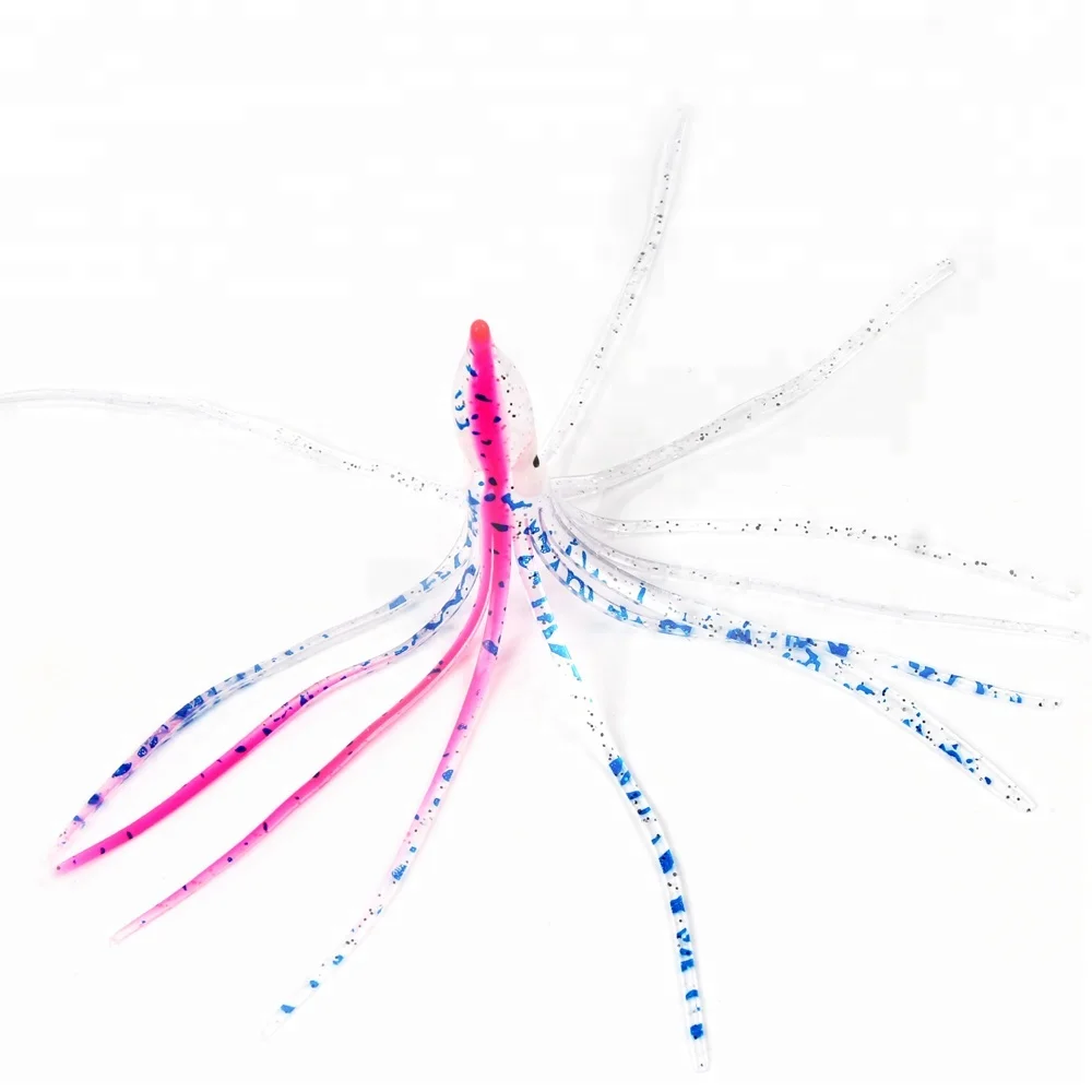 

in stock 4.72 4g soft bait trolling lure Octopus skirts, N/a