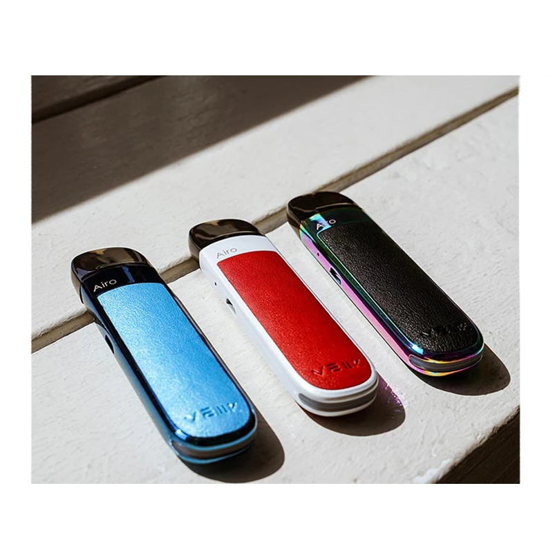 

SMOKING Airo Pod Starter Kit 450mAh Portable Vape Pod Pen E Cigarette Kits with 2ml Cartridge Electronic Cigarette Vaporizer Pen, Brown;black;red;rainbow+black;blue