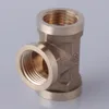Forged fitting brass Copper nickel alloy female threaded Tee tube sch40 1-48inch t connector pipe