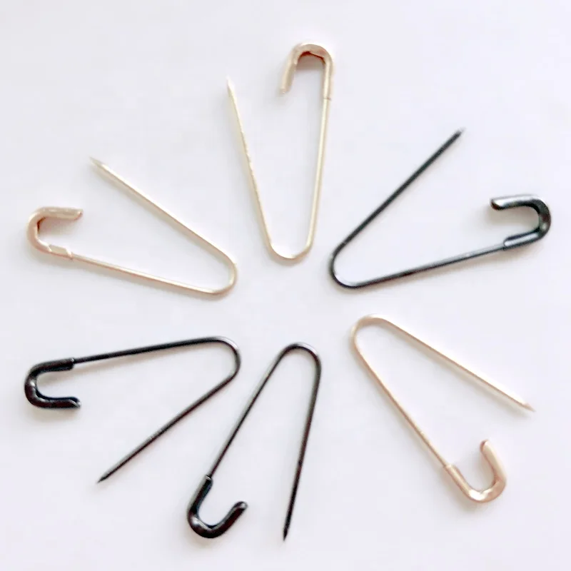 

7/8ich safety pin in U shaped, good for garment tags, stitch marker, Bronze