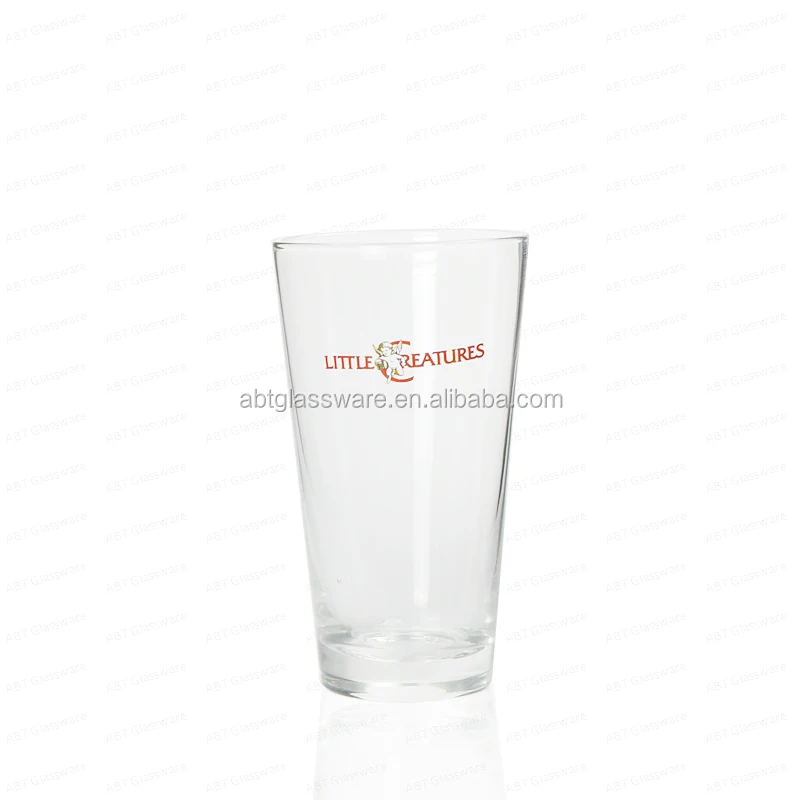 

Hot sale custom logo beer pint glass