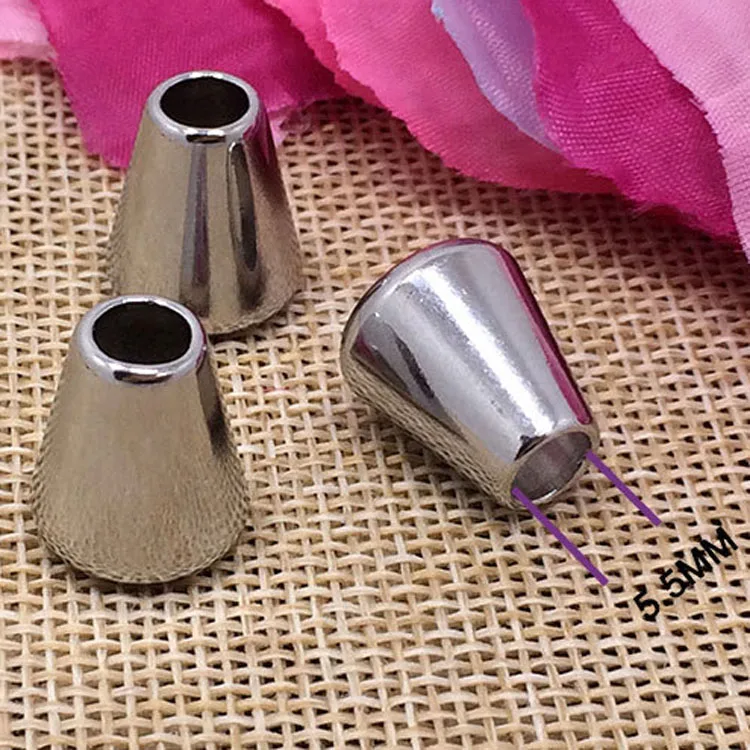 
Garment Processing Accessories Zinc Alloy Metal Bell Cord End 