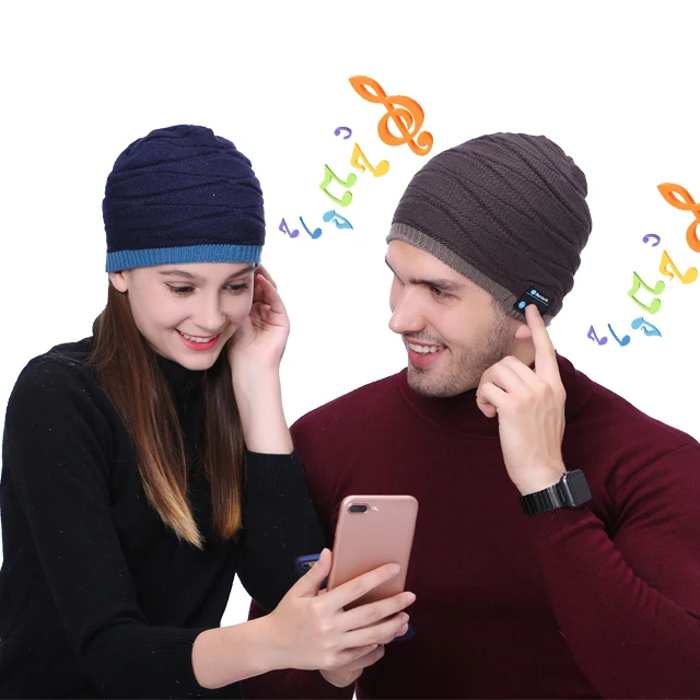 

Promotional Net Lined Wireless Earphone Winter Bluetooth Beanie Hat with Speaker, N/a