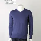 low moq low price oem men pullover 100% cotton knit custom sweater man