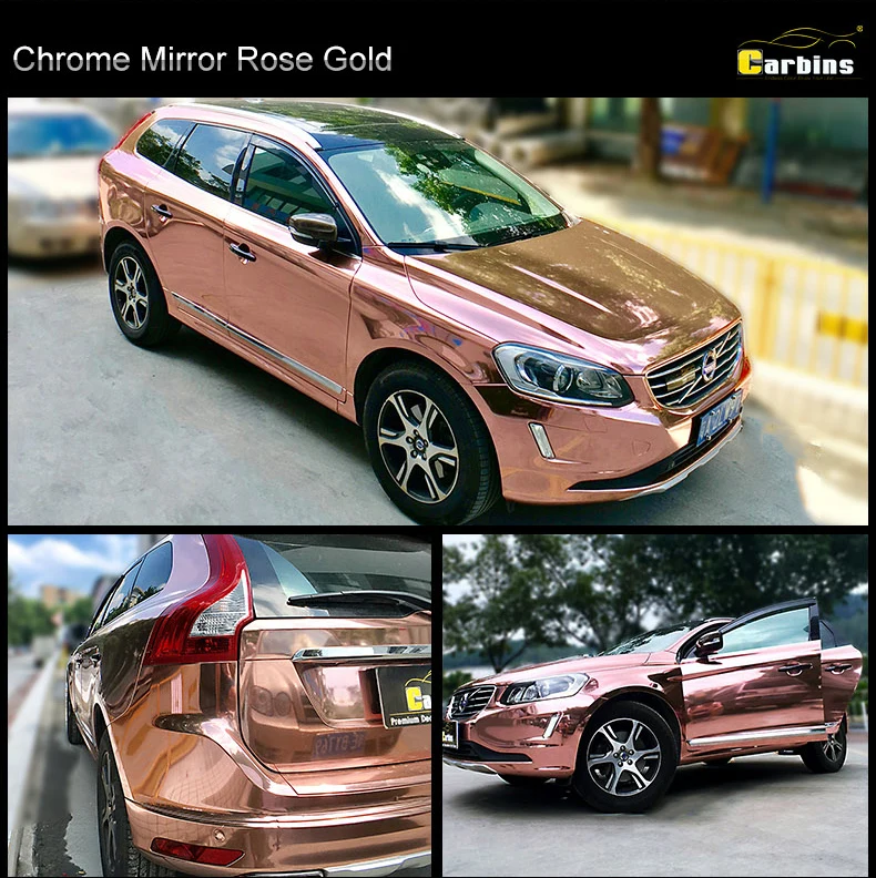 carbins chrome mirror vinyl car foil