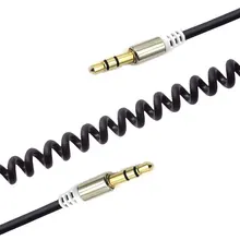 Spring Stereo AUX Extended Cord Jack 3.5mm Male to Male Audio Cable for iPhone Samsung Galaxy Mobile Phone iPod MP3 Player