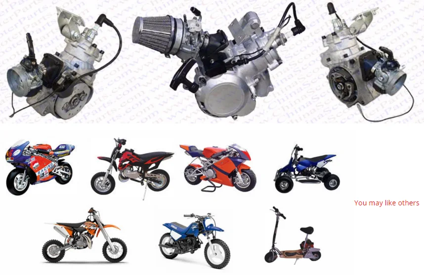 Cnc Small Aluminum Radiator For Water Cooled Bike 39cc 49cc Mt A4 ...