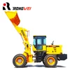 CE approved 2500kg rated load mini wheel loader moving type small shove wheel loader one year warranty