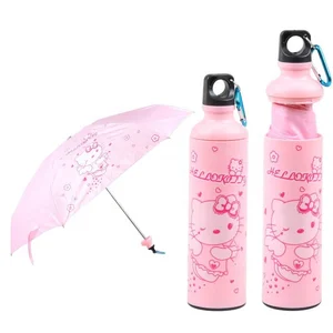 Image of New Design Promotion Cheap Wholesale Janpenses Advertising UV Wine Bottle Umbrella factory