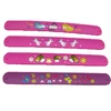 custom made one color printed silicone snap wrist bands