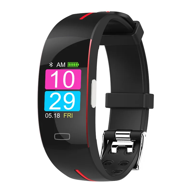 P3 Plus Smart Band ECG Monitor Blood Pressure Watch Color Screen Real-Time Heart Rate Monitor Smart Bracelet H66