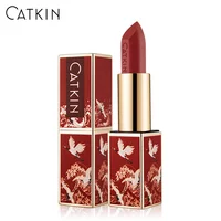 

CATKIN Eternal Love 3.6g Rouge Waterproof Mate Long Lasting Shimmer Glitter Easy to Pay Off Lipstick