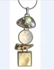Irregular shell link pendant Steel decorated with a filigree shell pendant Irregular Connector Link Pendants