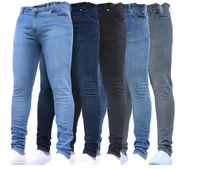 

New Men Fashion Casual Jeans Pants Male Slim Skinny Jeans