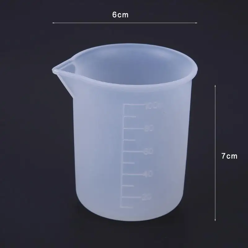 
Handmade Craft tools 100ml silicone measuring cup for epoxy resin 