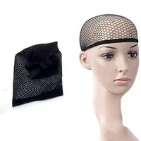 

Wig Caps Hair Nets Fish Net Black Mesh