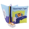 Educational baby cloth book learning to sleep toy