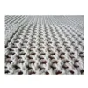 50DA82 zero defect 100% cotton acrylic wool square diamond knit throw blanket