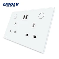 

electric dual ports usb wall charger type c wall socket