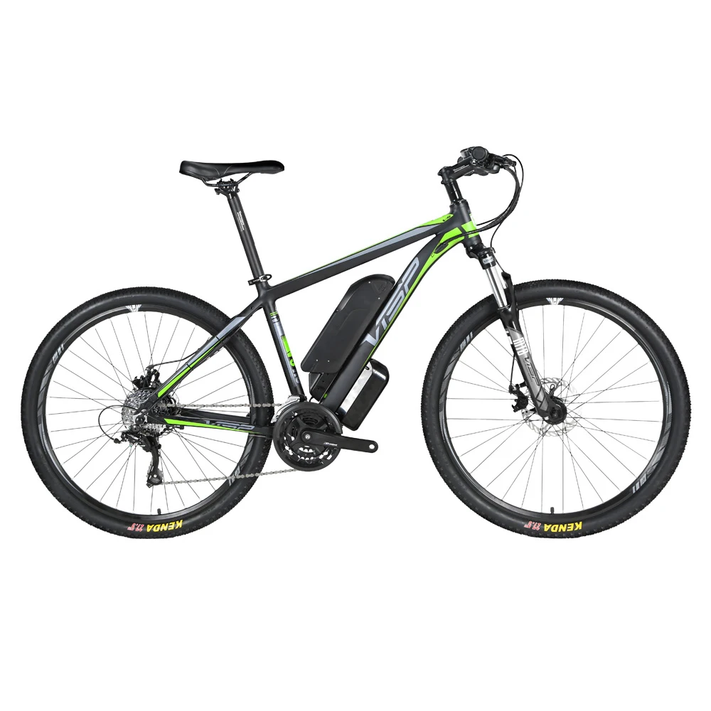 

High quality 500w motor electric mountain bicycle e bike, Blackred / blackgreen