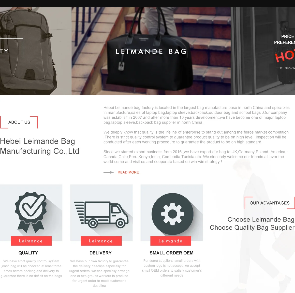 bag manufacturing company