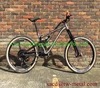 new design titanium&carbon mtb suspension bike frame custom titanium mountain bike frame china made bicycles with weld color