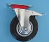 6inch 200mm Roller Bearing Medium Duty Industrial Swivel Caster with Rubber Wheel hand trolly caster wheel