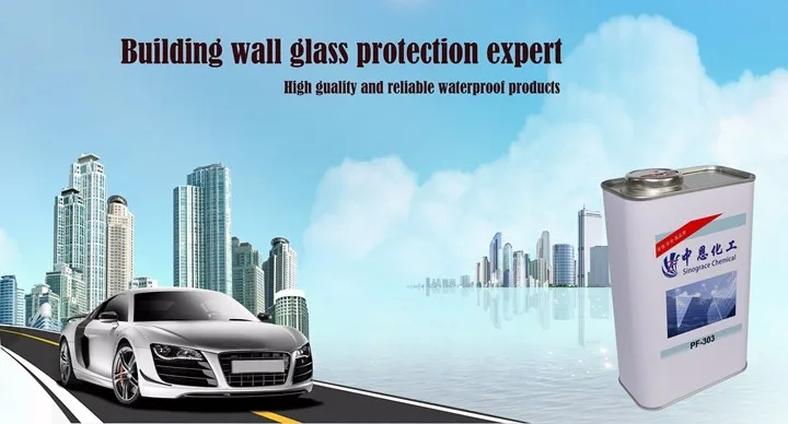 Transparent liquid hydrophobic glass coating