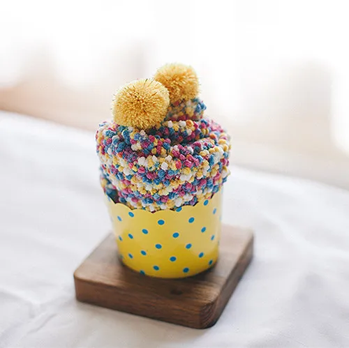 

Fluff ball girl colorful wholesale cake type woman winter socks, Multicolor