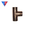 Copper material Equal head 3 way tee 3/4