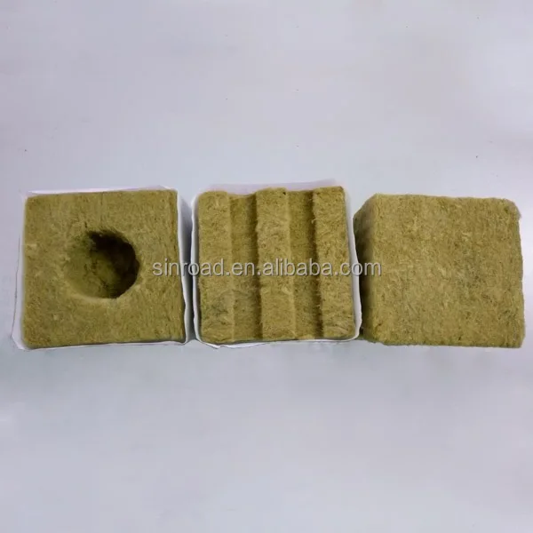 
Greenhouse Hydroponic Agriculture Mineral Wool Cubes Insulation Price Mineral Wool for Planting 