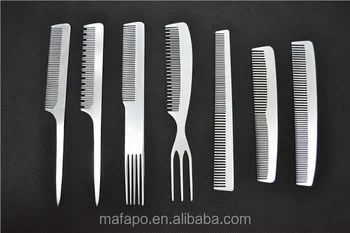 Private Logo Personalized Hair Comb Aluminum Pocket Combs Private Logo Personalized Hair Comb Aluminum Pocket Combs