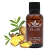 Private Label Available Lymphatic Drainage Herbal Massage Essential Ginger Roots Oil For Skin Care