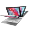 Dux Ducis 720 Degree Rotating Flip Keyboard Case,ABS Black/Silver Wireless Bluetooth Keyboard For iPad 9.7 For iPad 2018